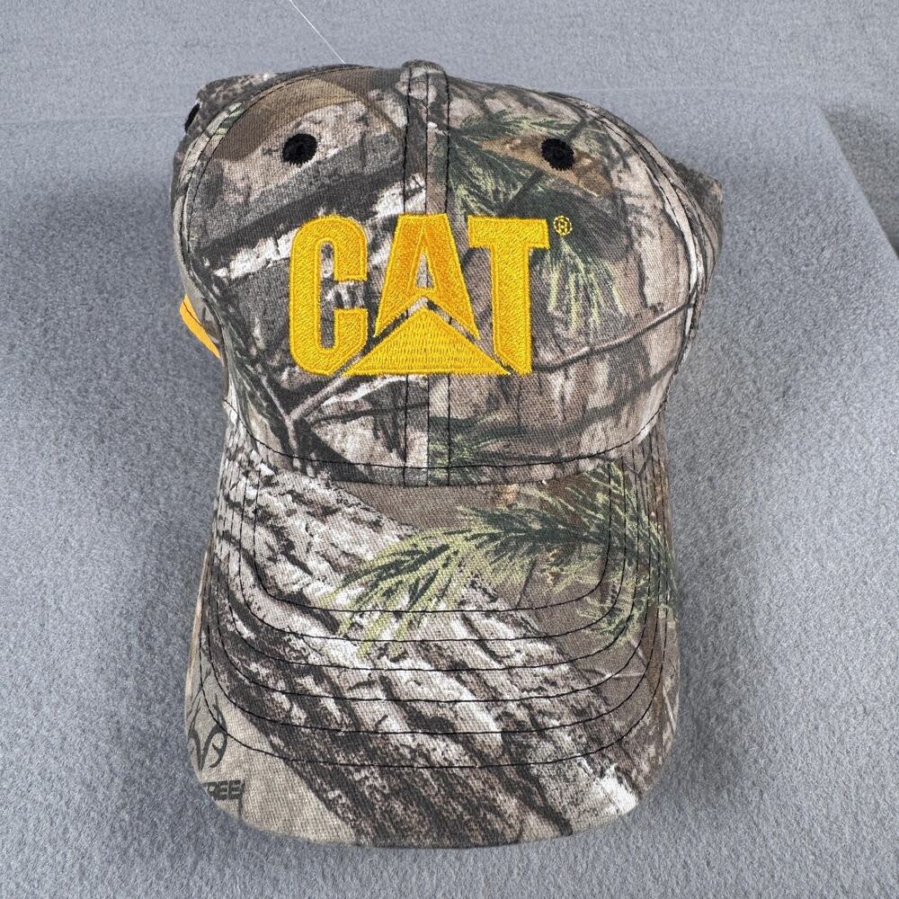 CAT Sample Realtree Hat Cap Strap Back Camo Embroidered Logo Men Outdoor Hunting